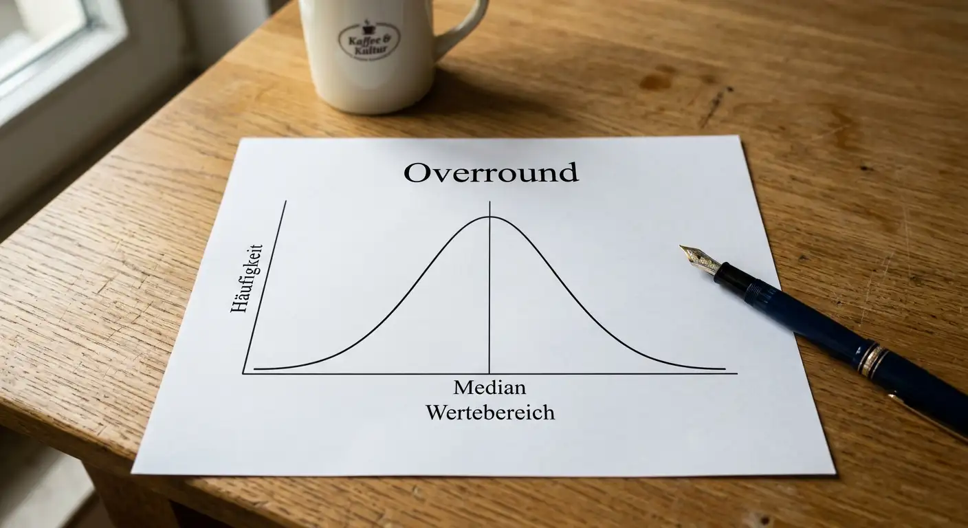 Schlichtes Verteilungs-Diagramm zur Overround-Marge eines Sportwetten-Marktes