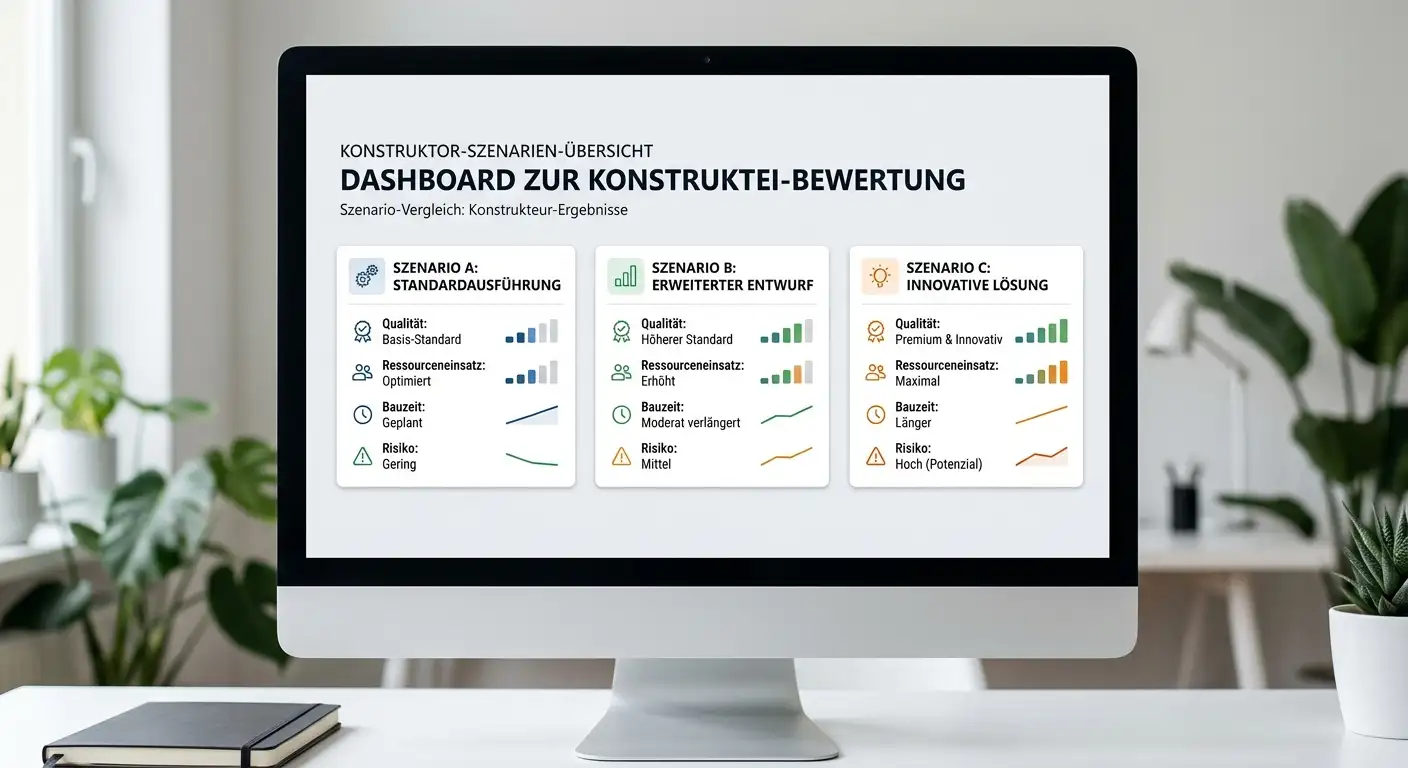 Drei mögliche Linien-Szenarien für die Konstrukteurs-Wette im Überblick