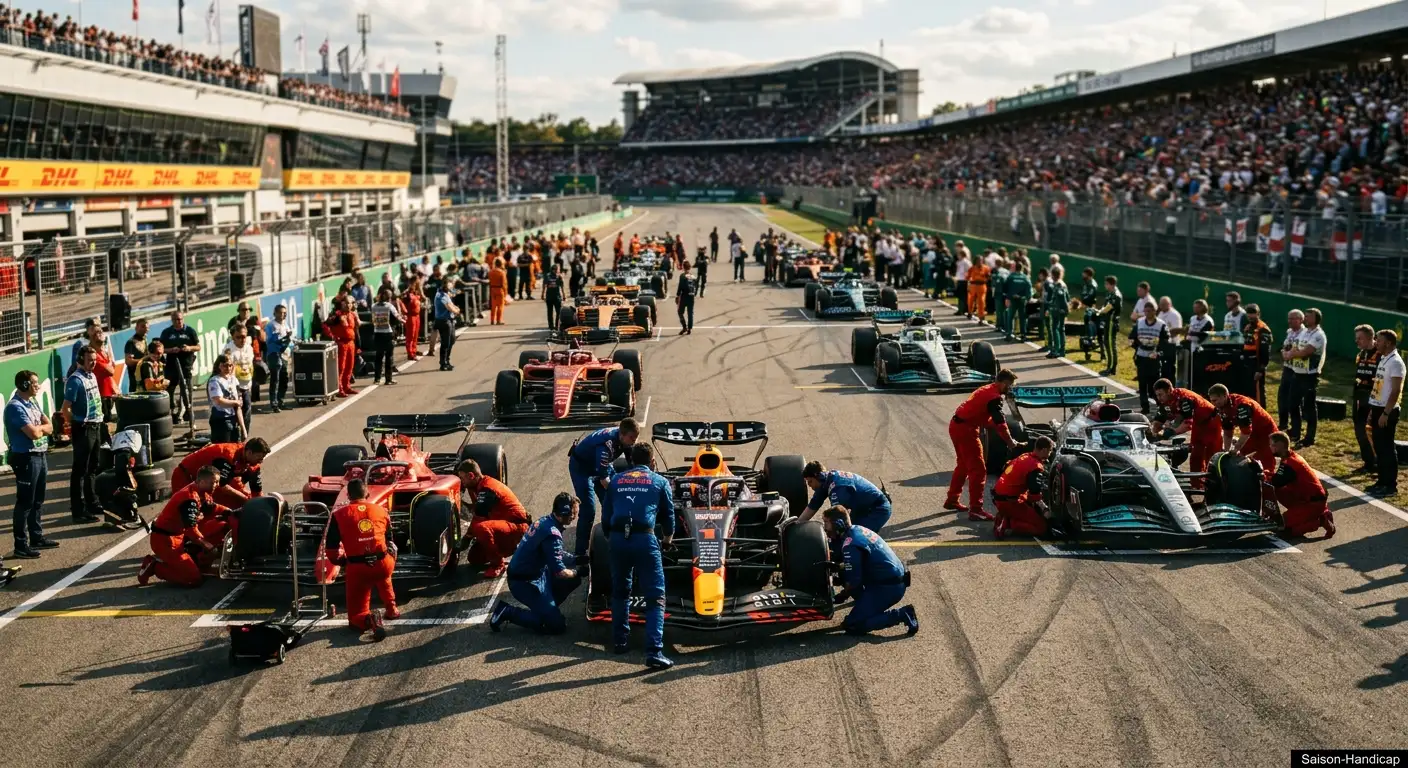 Langzeit-Handicap in der Formel 1 — Saison-Punkte und WM-Linien
