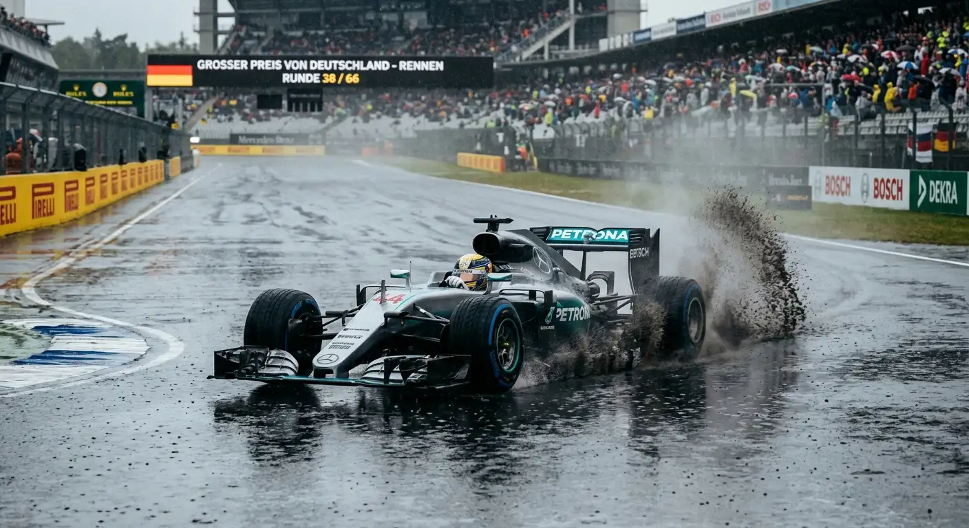 Formel-1-Fahrer mit starker Performance bei nassen Streckenbedingungen